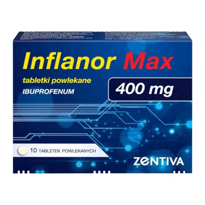 Inflanor Max, 400 mg, tabl.powl., 50 szt