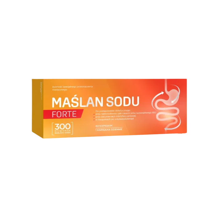 Maślan Sodu Forte, kapsułki, 60 sztuk