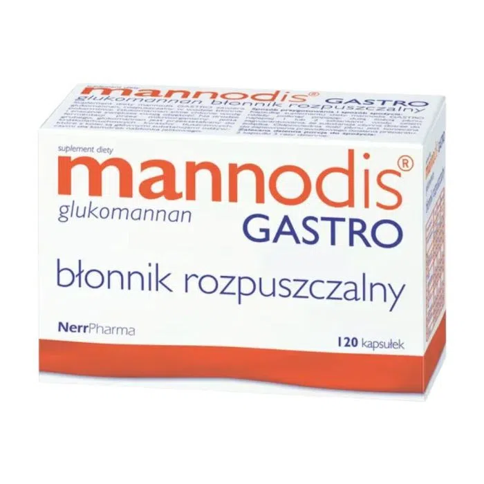Mannodis Gastro, kaps.twarde, blonnik, rozpuszczalny, 120szt