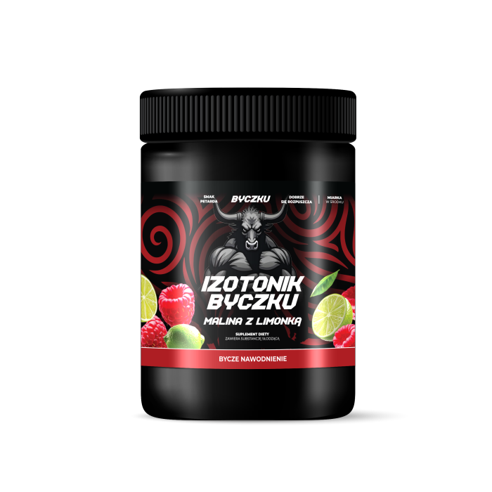 BYCZKU Izotonik Byczku malina z limonką, 700g main product photo