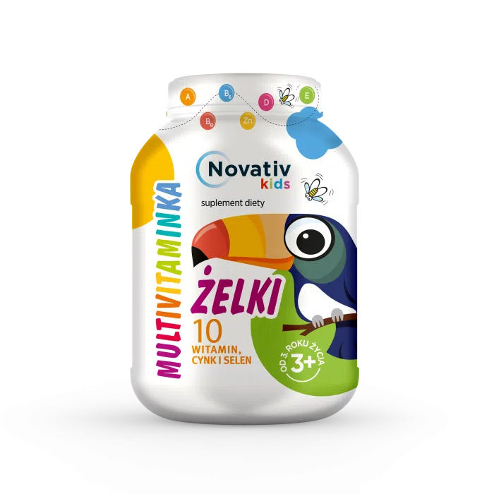 Novativ Kids Żelki Multivitaminka, 150 g