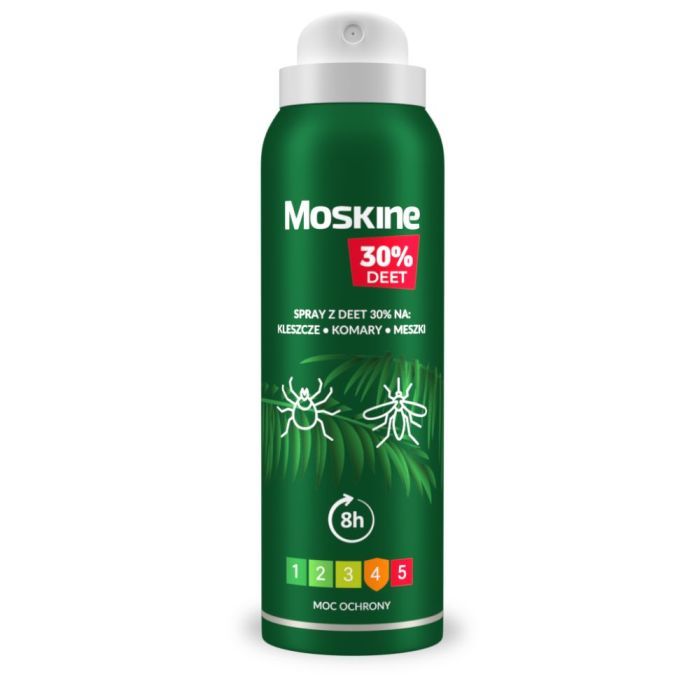 Moskine MAX spray na komary, kleszcze, meszki (30%DEET), 200ml main product photo