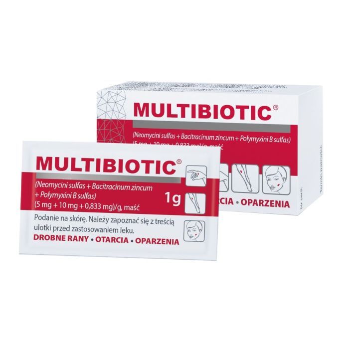 Multibiotic, maść, 1 g, 10 saszetek