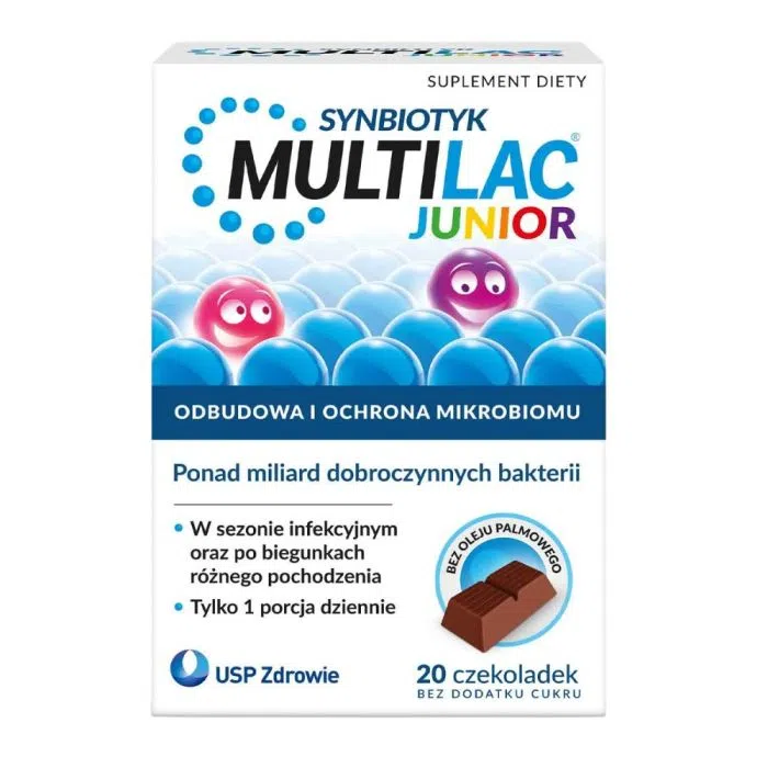 Multilac Junior, czekoladki, 20 szt
