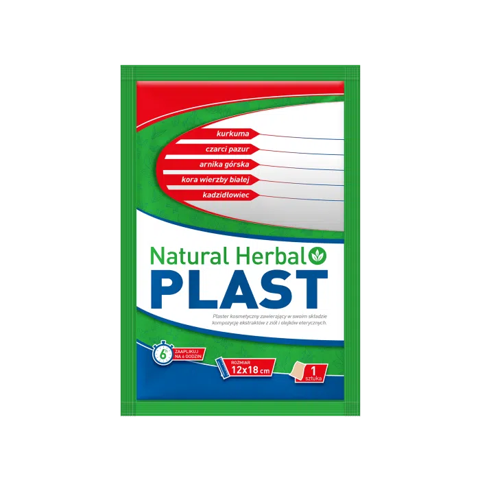 Plaster ziołowy Natural Herbal, 1 szt.