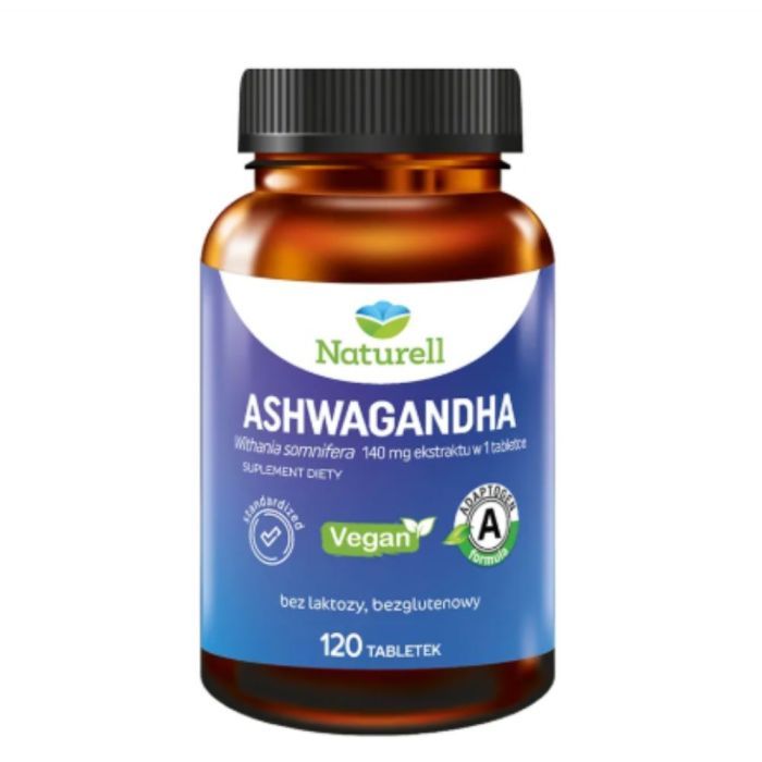 Naturell Ashwagandha, tabletki, 120 szt. main product photo