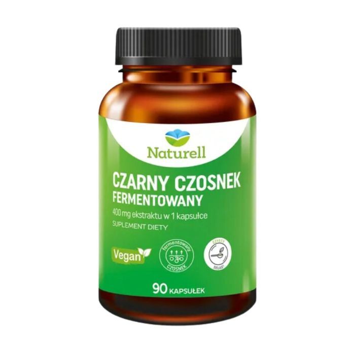 Naturell Czarny Czosnek Fermentowany, kaps.,90 szt