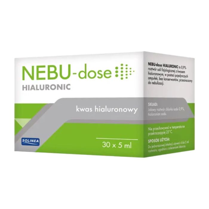 Nebu-Dose Hialuronic, roztw.,do inhal., 30 amp