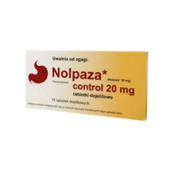 Nolpaza control, 20 mg,tabl.dojelit,(i.rów),MDZ,Rum,15szt