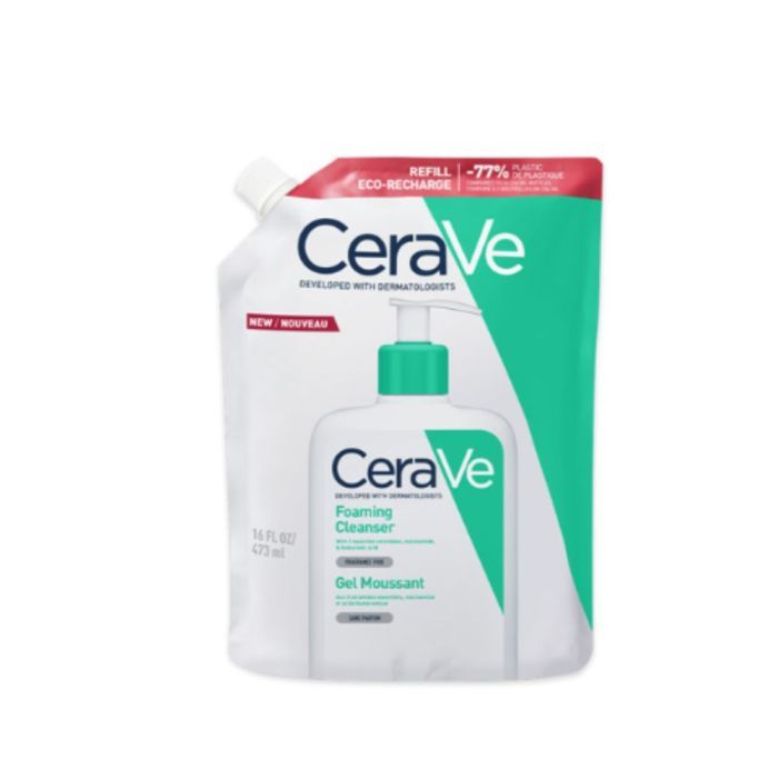 CeraVe, Oczyszczający żel do mycia twarzy i ciała, refill, 473 ml main product photo