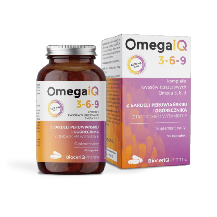 OmegaiQ, kaps.miękkie, 90 szt