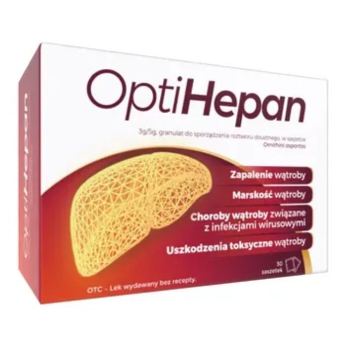 OptiHepan, 3 g/5 g, granulat do sporządzania roztworu doustnego, 30 saszetek