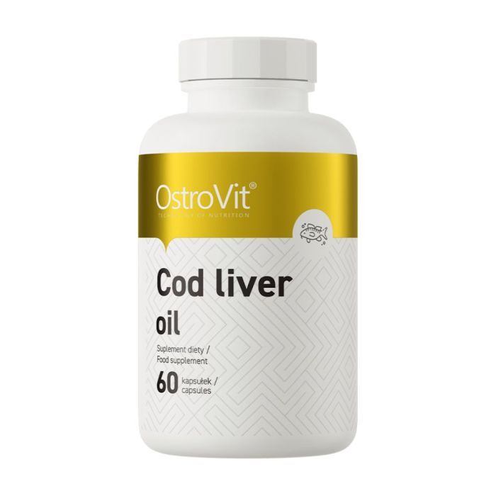 OstroVIt Cod Liver Oil, kapsułki, 60 szt.