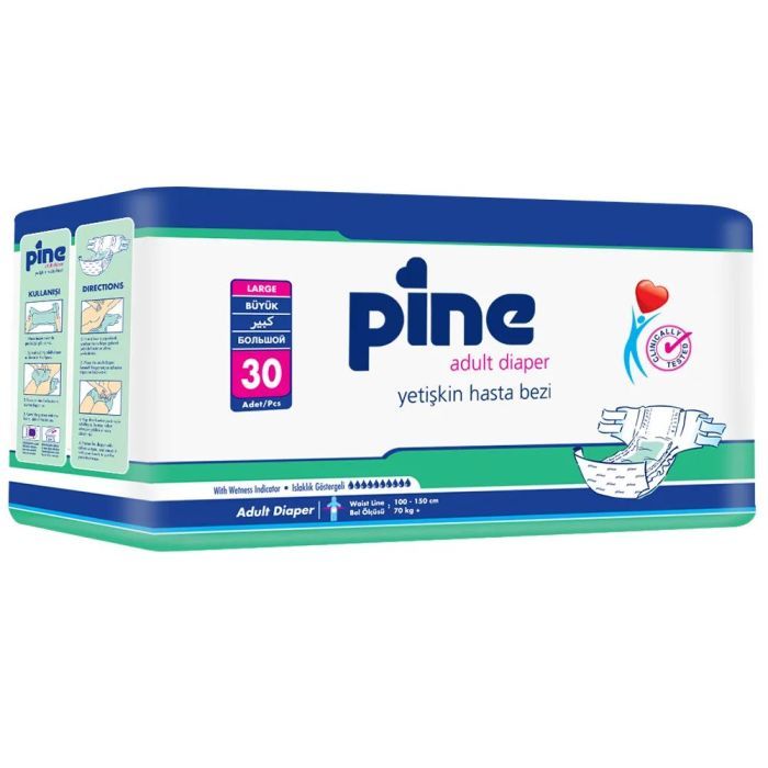 Pine, piel-m, dla dorosłych, large, 30 szt