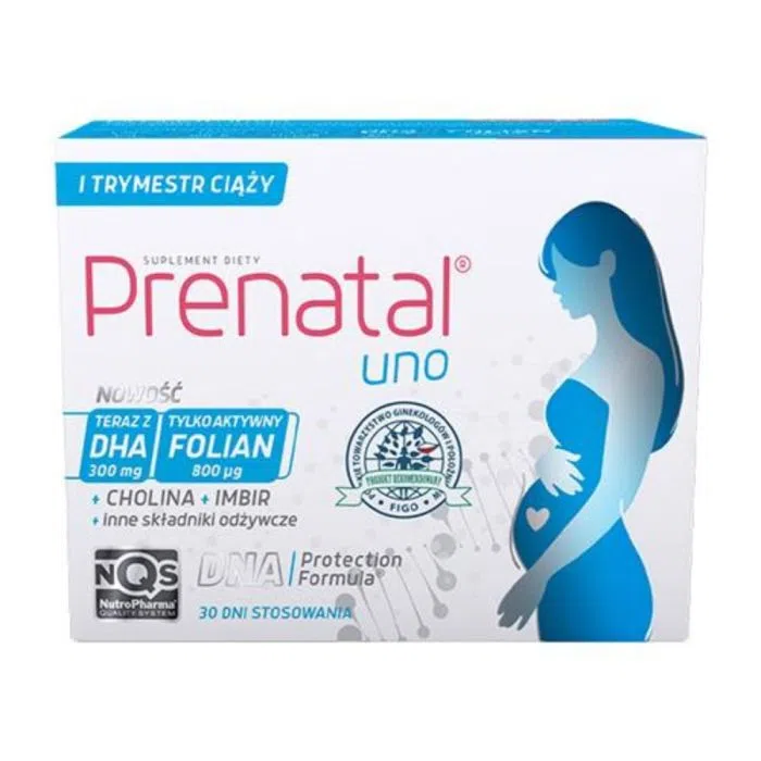 Prenatal Uno, kaps., 30 szt witamin-mineral + 30 szt DHA