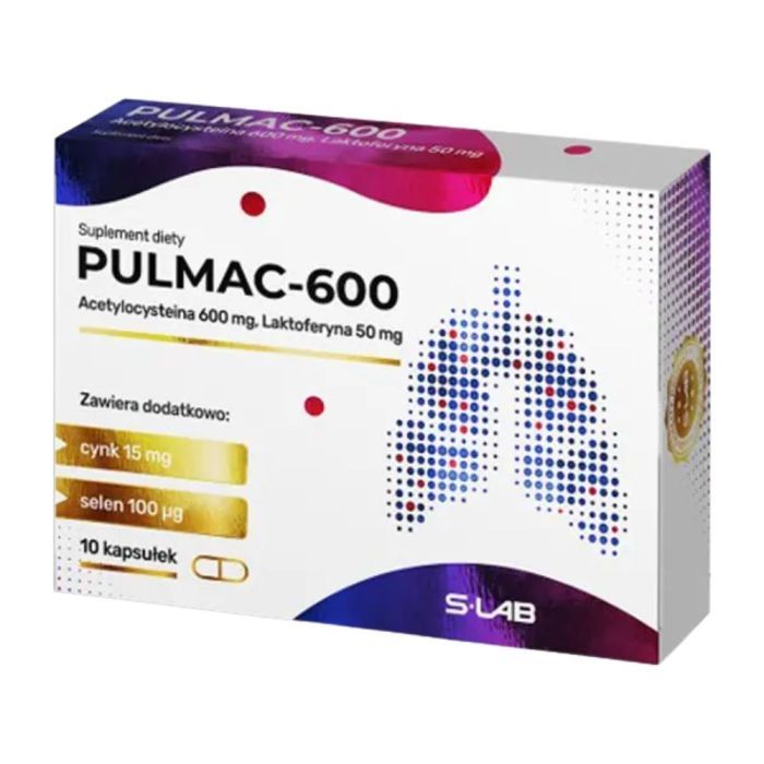 Pulmac-600, kaps.,10 szt main product photo