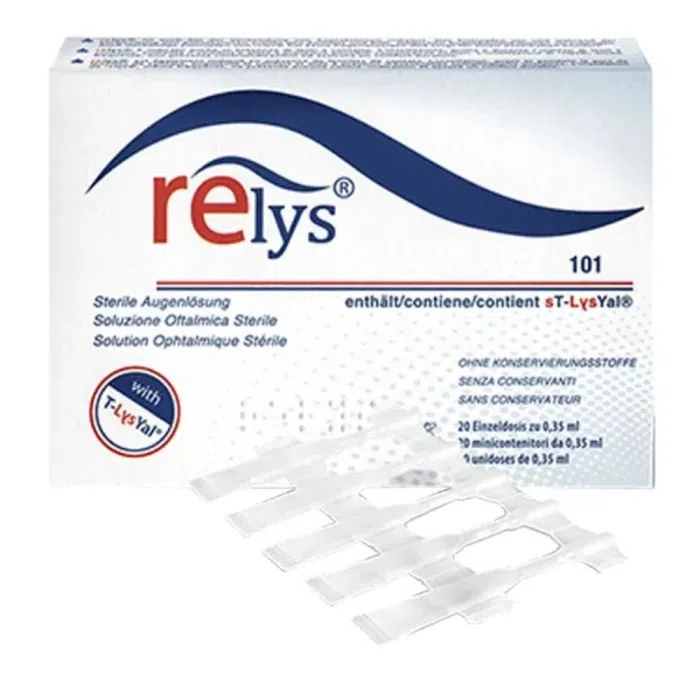 Relys, roztw.,okulistyczny, 0,35 ml, 20 poj.jednodaw.