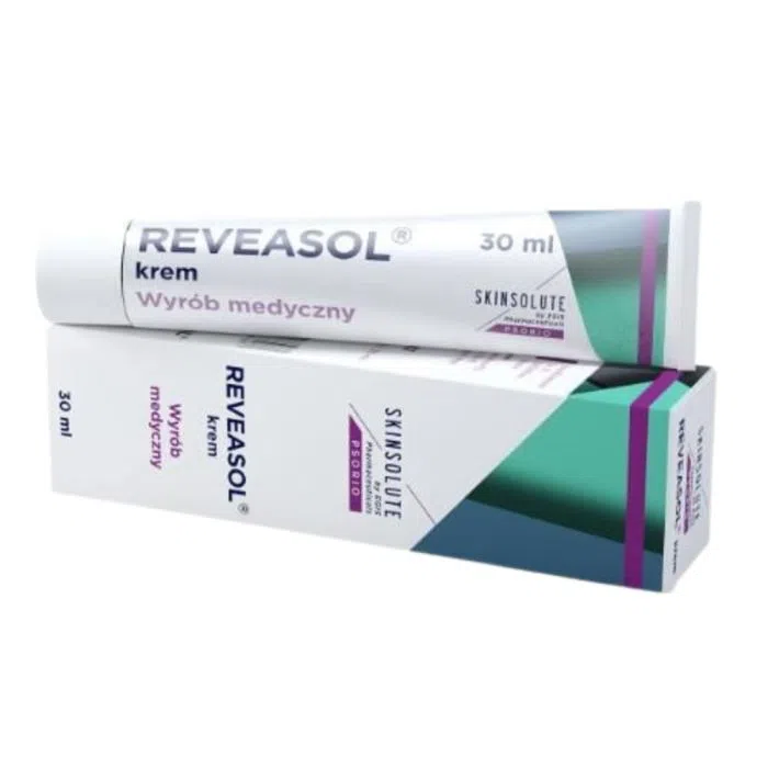 Reveasol, krem, leczenie objawów łuszczycy, 30 ml