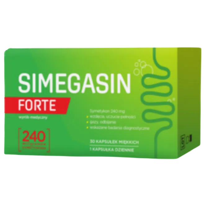 Simegasin forte kapsułki miękkie, 30 sztuk