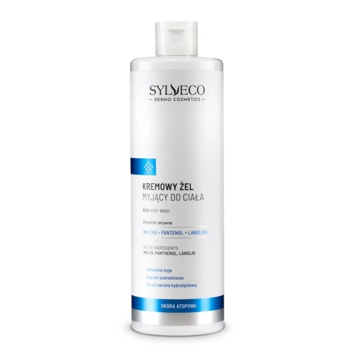Sylveco Dermo Skóra Atopowa, kremowy żel myjący, do ciała, 1000 ml