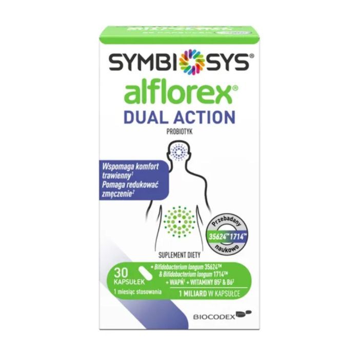 Symbiosys Alflorex Dual Action, kaps., 30 szt