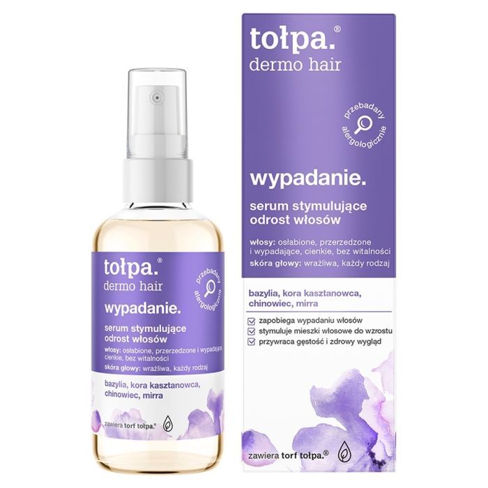 Tołpa Dermo Hair Wypadanie, serum stymulujące odrost włosów, 100 ml main product photo