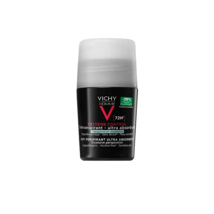 Vichy Homme, antyperspirant w kulce, ochrona przed poceniem, 72h, 50 ml