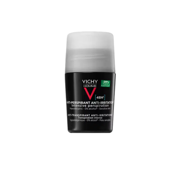 Vichy Homme, antyperspirant w kulce, skóra wrażliwa, 48h, 50 ml