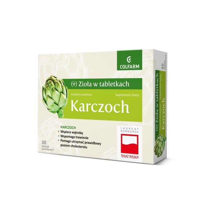 Karczoch, tabletki powlekane, 30 szt. main product photo