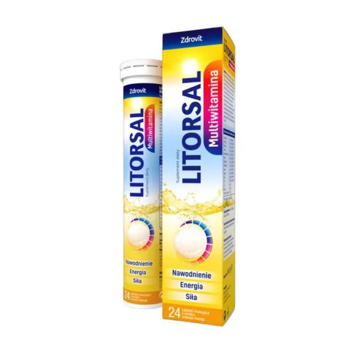 Zdrovit Litorsal Multiwitamina, tabl.musuj., 24 szt