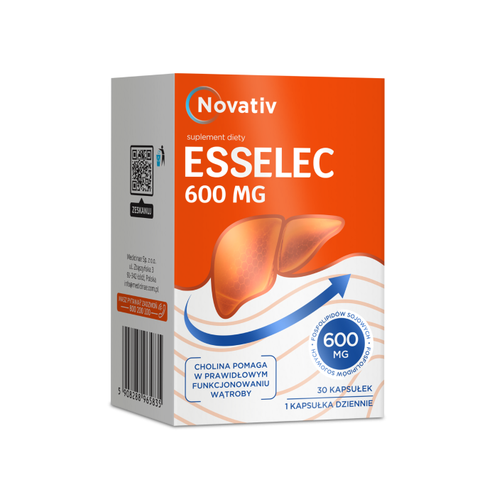 Novativ Esselec 600 mg, 30 kapsułek