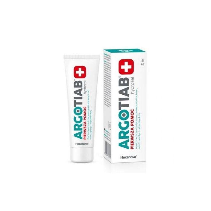 Argotiab, hydrozel, pierwsza pomoc, 25 ml
