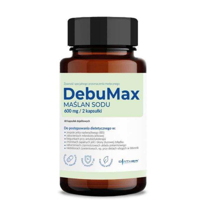DebuMax Maślan Sodu 600 mg, kapsułki, 60 szt. main product photo