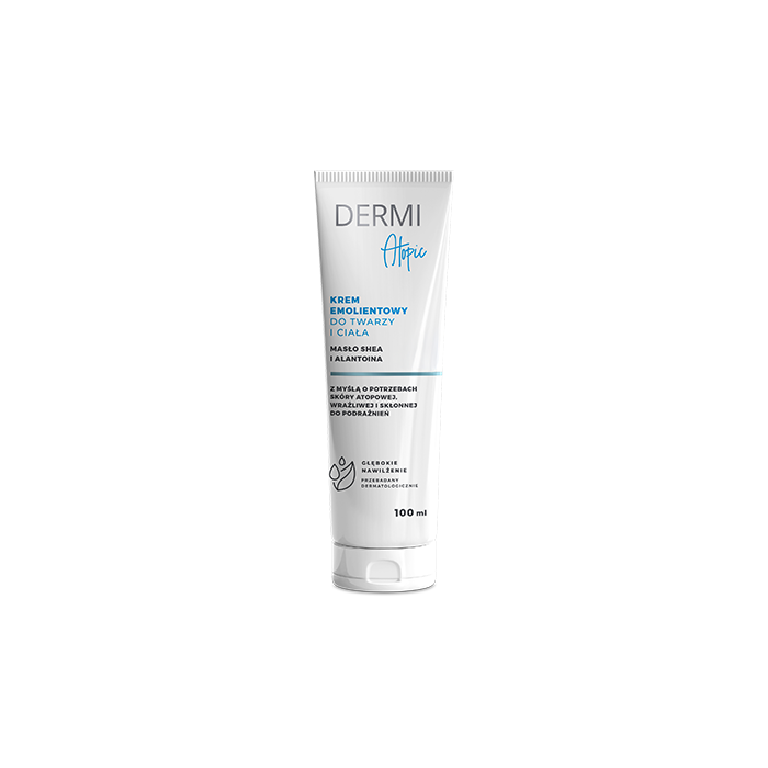 DERMI Atopic Krem emolientowy do twarzy i ciała, 100 ml main product photo