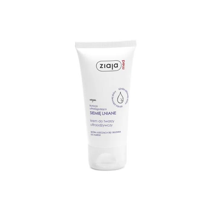 Ziaja Med Siemię Lniane, krem do twarzy ultraodżywczy, 50 ml