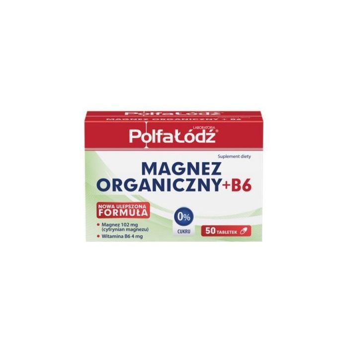 Magnez Organiczny + B6, tabl., 50 szt