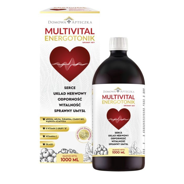 Multivital Energotonik, płyn, 1000 ml main product photo