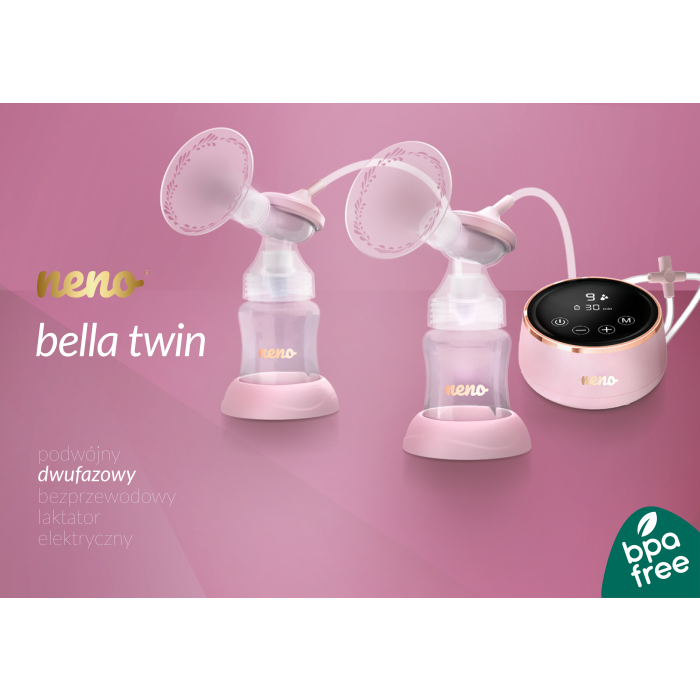 Neno Bella Twin, bezprzewodowy elektroniczny laktator, 1 szt. main product photo