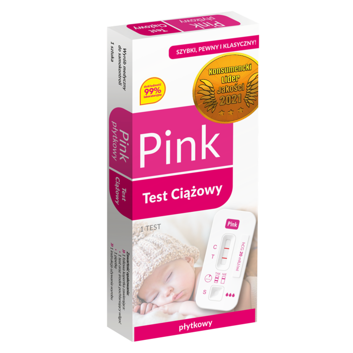 Test Ciążowy PINK płytkowy, 1 szt. main product photo