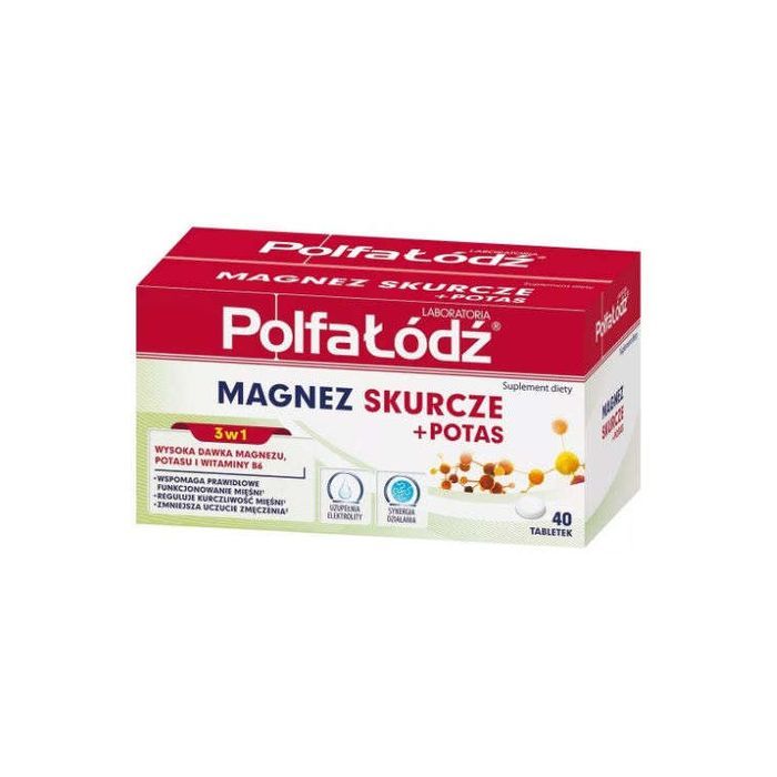 Magnez Skurcze + Potas, tabl., 40 szt