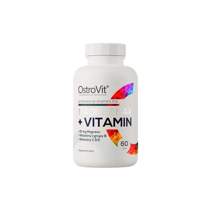 OstroVit Magnez MAX + Vitamin 60 tabs