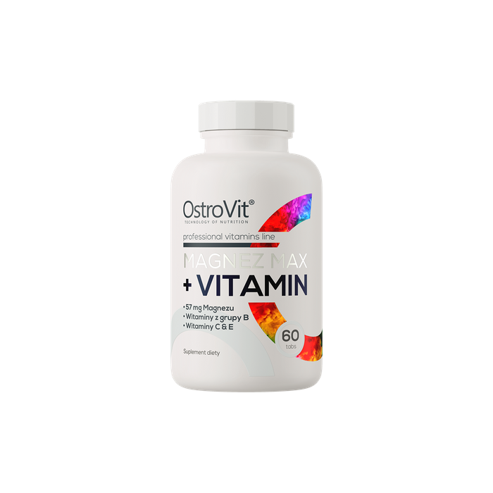 OstroVit Magnez MAX + Vitamin 60 tabs