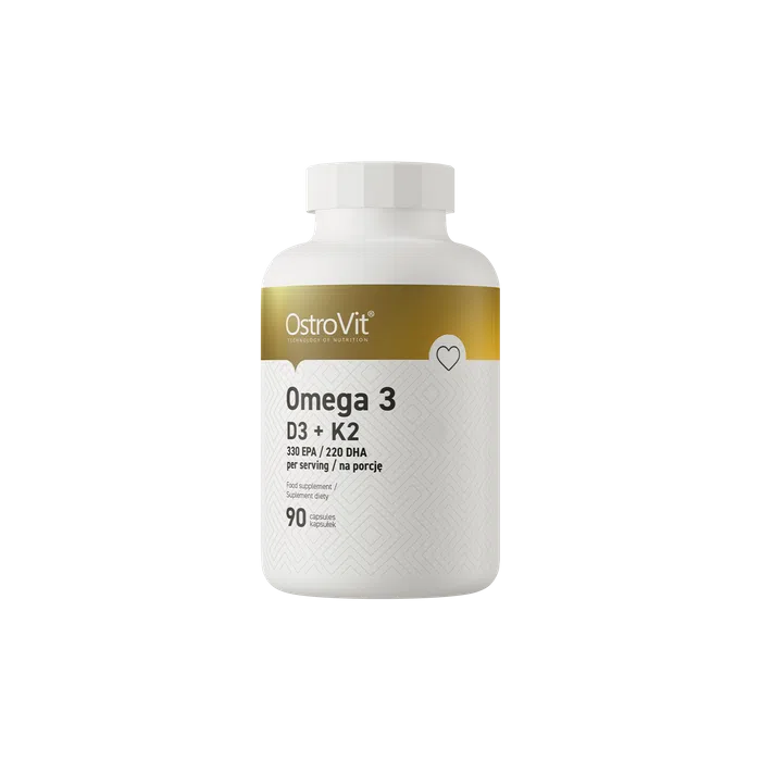 OstroVit,  Omega 3 D3 + K2, kapsułki, 90 szt.
