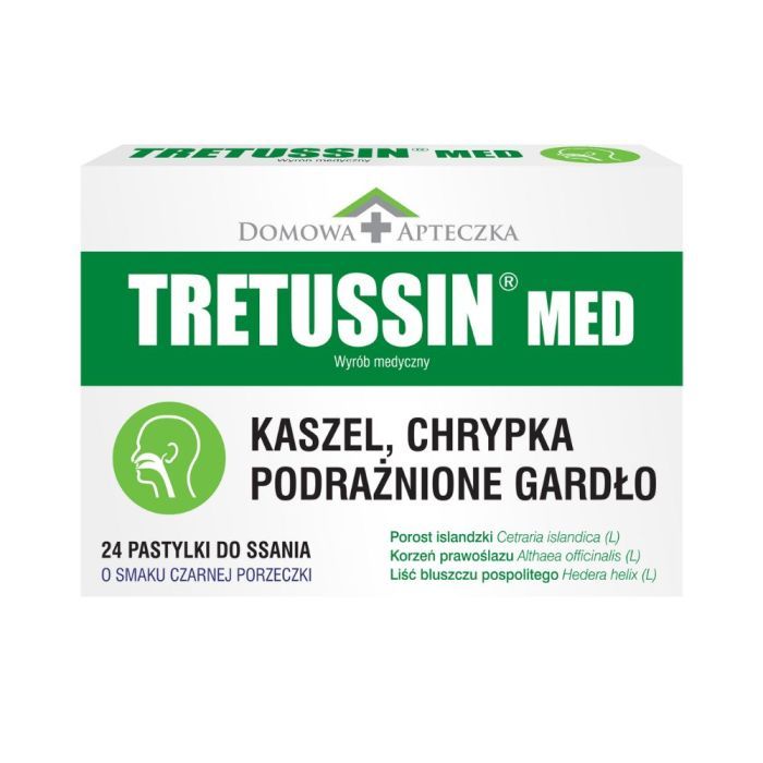 Tretussin MED, pastylki do ssania, 24 szt. main product photo