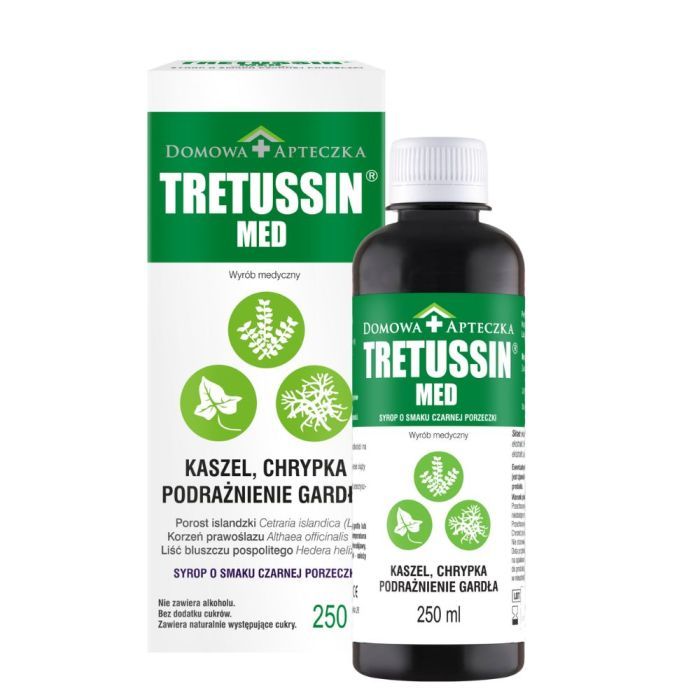 Tretussin Med, syrop o smaku czarnej porzeczki, 250 ml main product photo