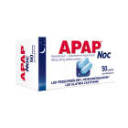 Apap Noc, 500 mg + 25 mg, tabletki powlekane, 50 szt. (butelka)