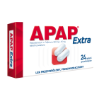 Apap Extra, 500 mg + 65 mg, tabletki powlekane, 24 szt.