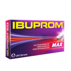 Ibuprom Max, 400 mg, tabletki drażowane, 48 szt. (butelka)