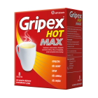 Gripex Hot MAX, proszek do sporządzenia roztworu doustnego, 8 saszetek