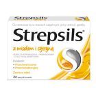 Strepsils z miodem i cytryną, pastylki twarde, 24 szt.